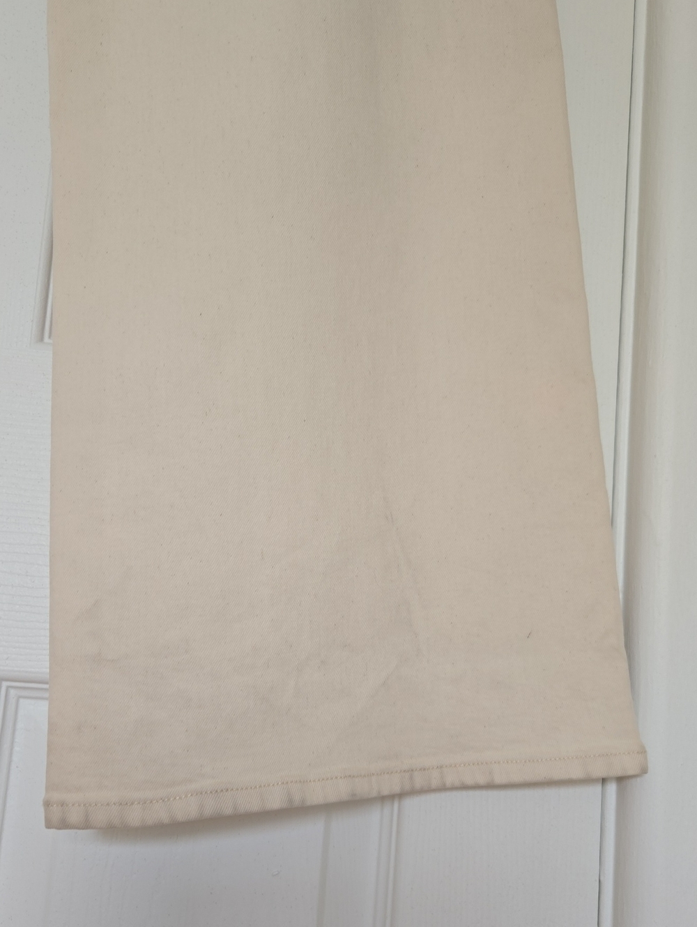 Hudson Jolene Ecru Wide Leg Jeans Women’s 28 High Rise 32” Inseam - Picture 10 of 16